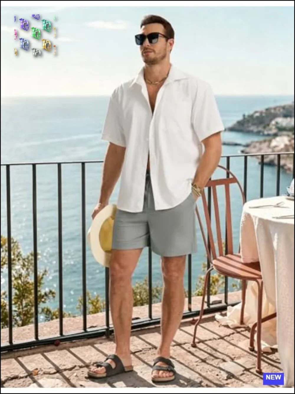 Mens Linen Shorts Elastic Waist Drawstring Summer Beach Golf Cargo Shorts